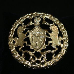 Gold Tone Brooch